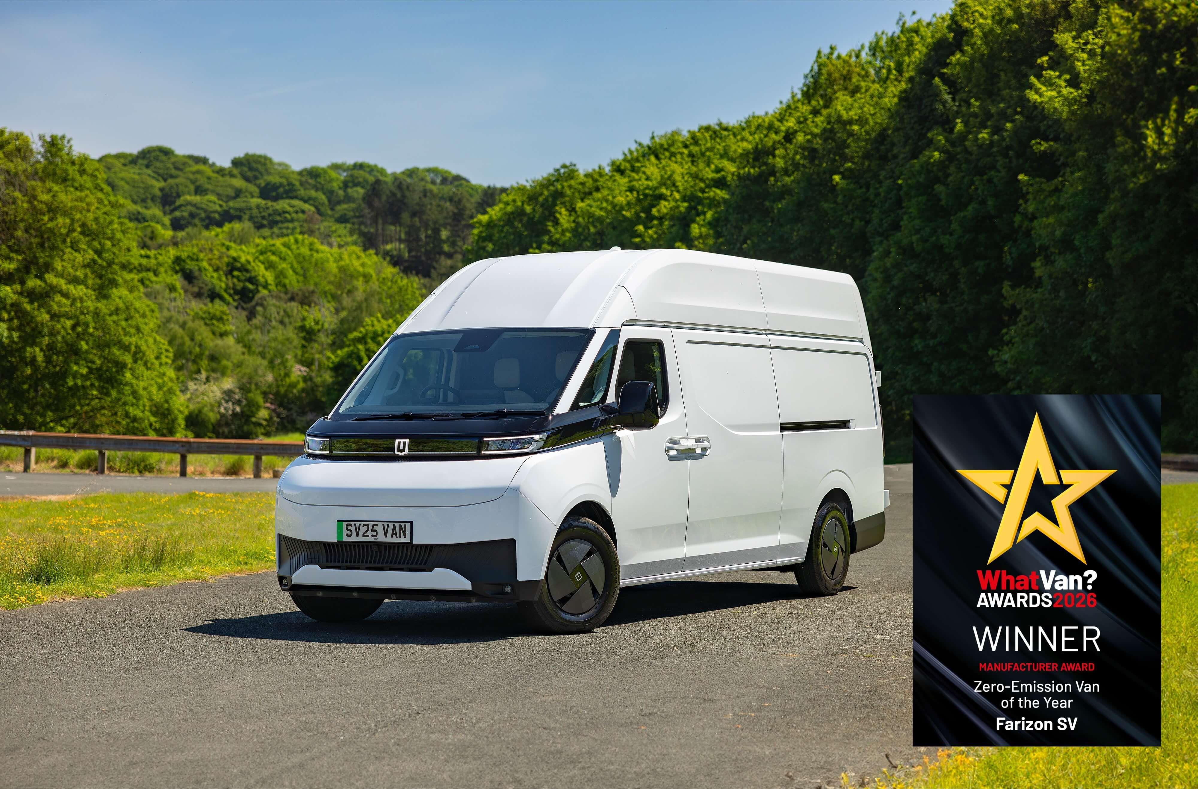 Farizon SV crowned ‘Zero-Emissions Van of the Year’ at What Van? Awards 2026