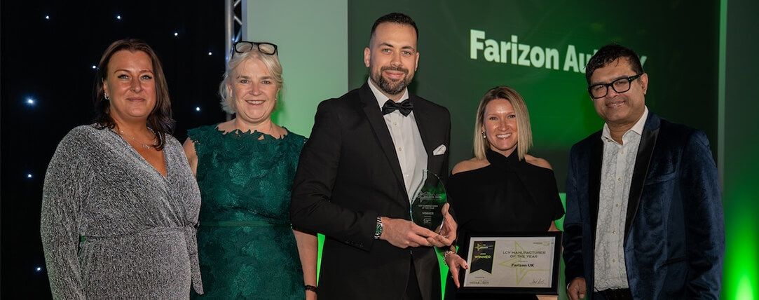 Farizon named LCV Manufacturer of the Year at GREENFLEET Awards 2025