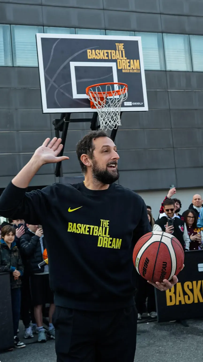 Marco Belinelli sul grande schermo con Geely